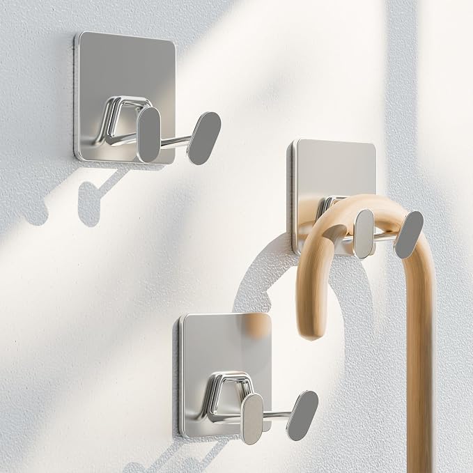 Adhesive Shower Hooks for Inside - Image 8