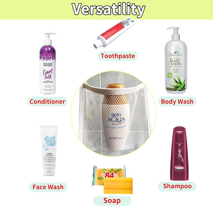 Mesh Shower Caddy Hanging, Hanging Organizer - Image 5