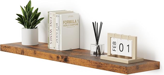 Vivelove Farmhouse Single Floating Shelves by VIVELOVE