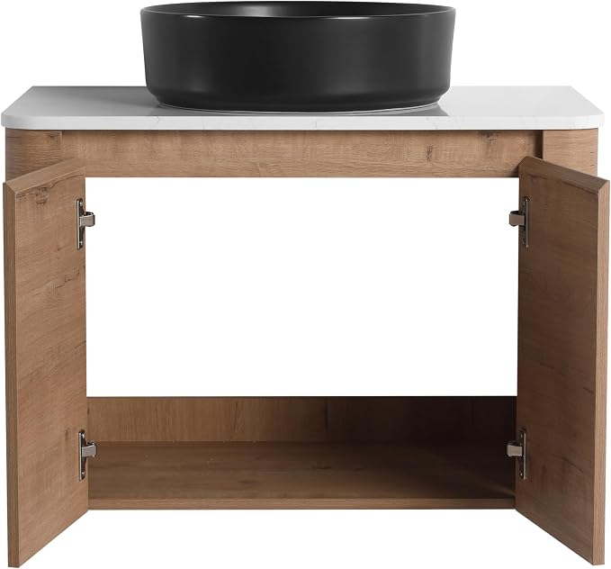 Malwee 30" Floating Bathroom Vanity - Image 8