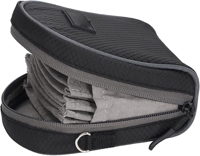 8 Pockets Camera Lens Filter Pouch, Water and Professional Photography Filter - Image 6