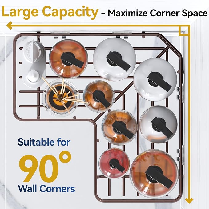 YASONIC Shower Caddy Corner, No Drilling Shower Organizer Corner - Image 6