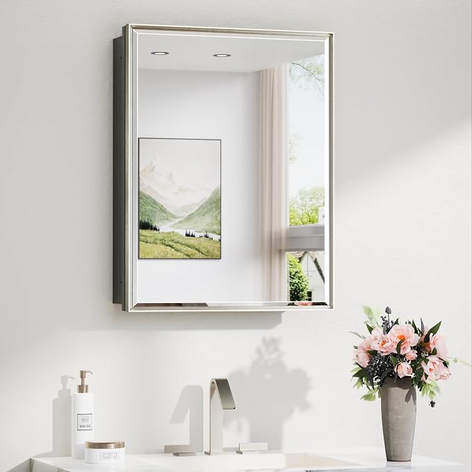 TokeShimi 20 x 26 Recessed Medicine Cabinet by RefinedBathroomAccessories
