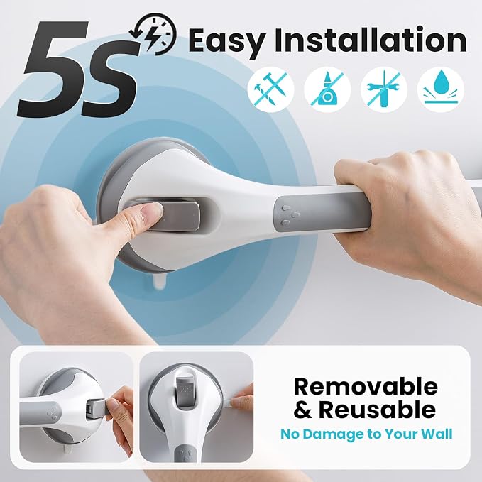 TAILI Shower Grab Bar Glow in The Dark, 16.8 in Grab Bars - Image 7