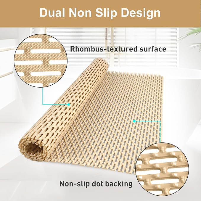 Extra Large Shower Mat: 47"x32" Non Slip Shower Mats - Image 3