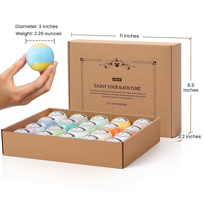 Bath Bombs Set, Handmade Bubble Bath & Fizzy, Ideal Presents - Image 4