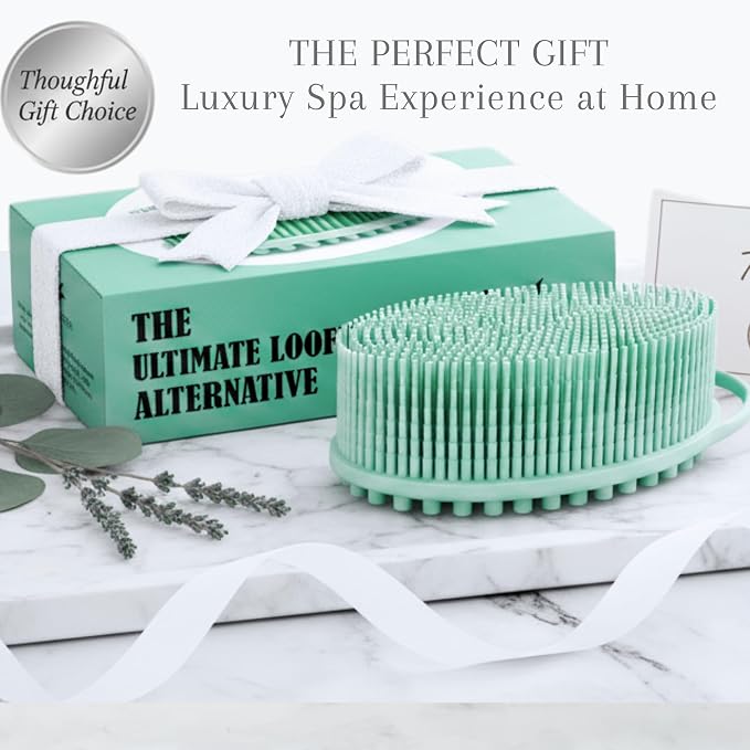 Silver Infused Silicone Body Scrubber Shower - Image 6