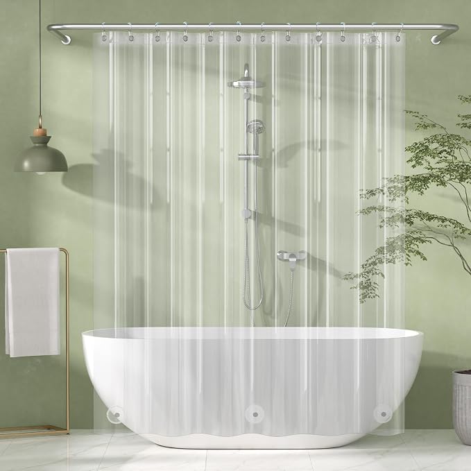 Amazer Long Shower Curtain Liner - Image 7