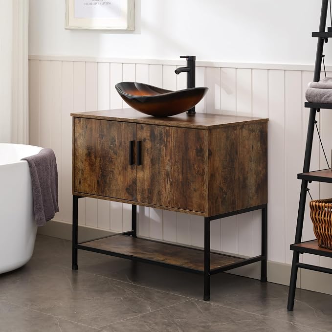 UEV Rustic Brown 36" Bathroom Vanity - Image 5