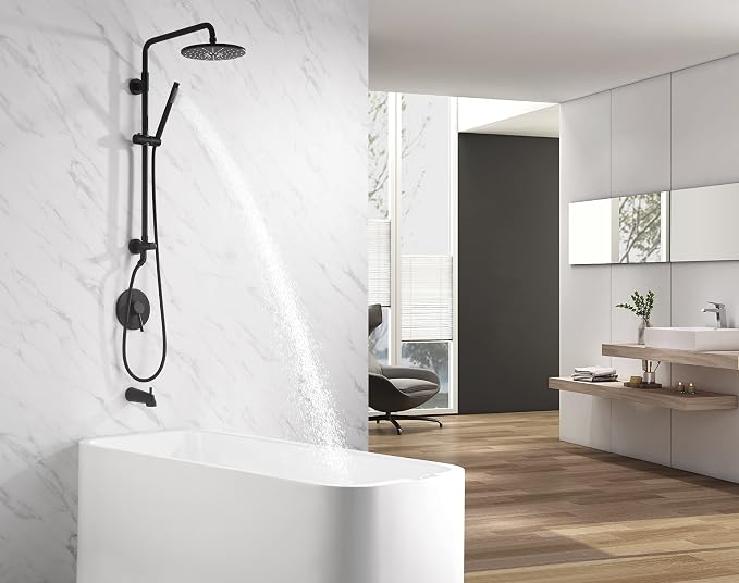 sumerain Black Hand Shower System - Image 4
