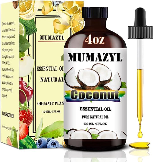Coconut Essential Oil, Coconut Oil 4 Fl Oz 120ML by MUMAZYLESSENTIALOIL