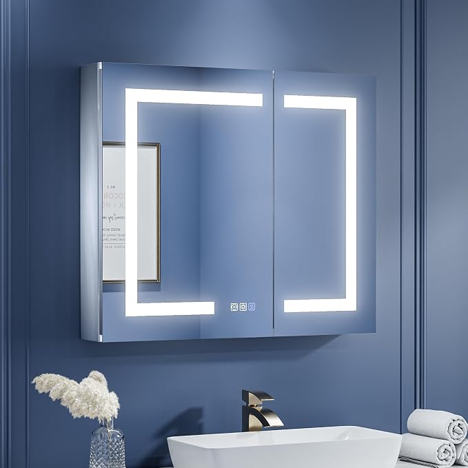 ExBrite LED Lighted Bathroom Medicine Cabinet by ExBrite