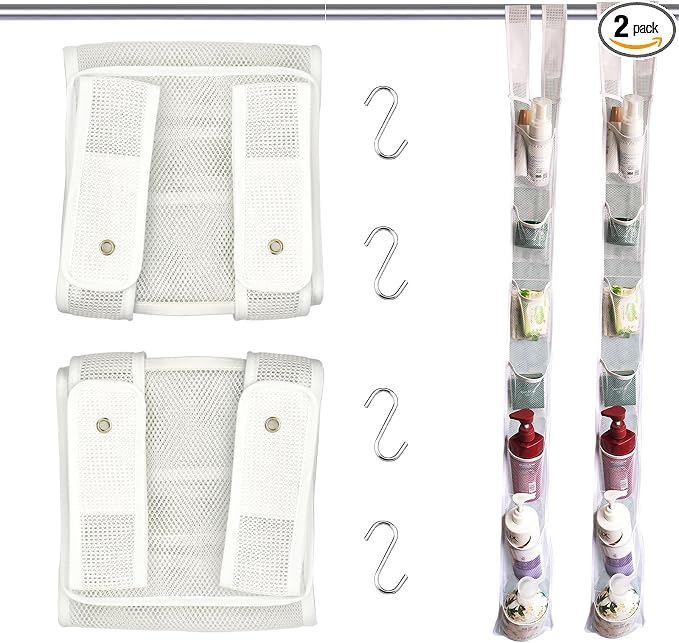 Mesh Shower Caddy Hanging, Hanging Organizer by Unknown