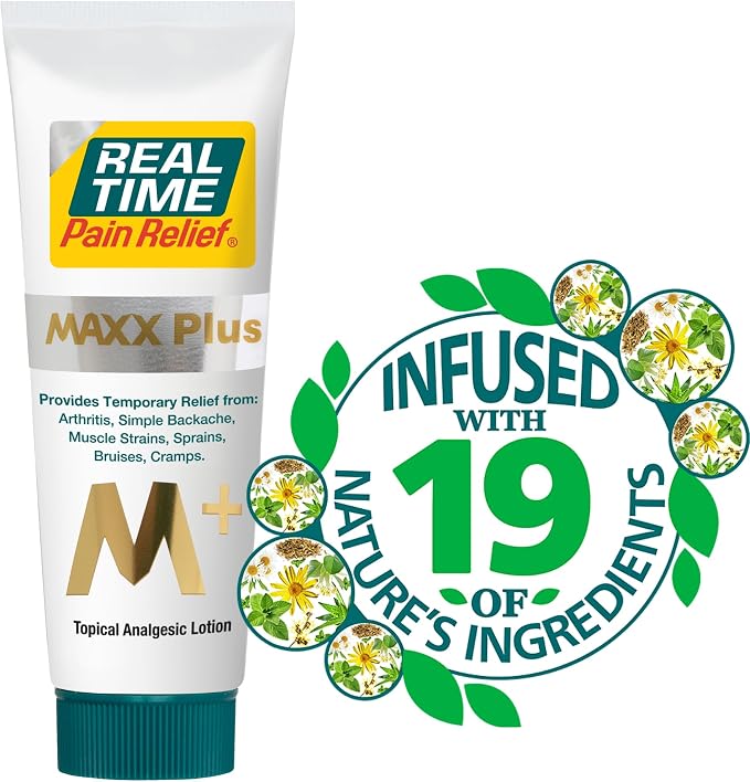 Real Time Pain Relief MAXX Plus - 7oz Tube | Intensive Formula - Image 6