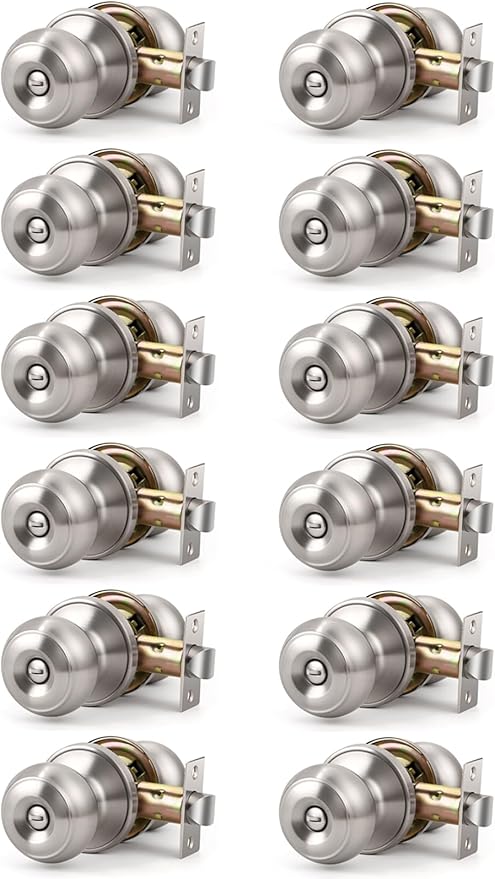 KNOBWELL Brushed Nickel Door Knobs by KNOBWELL