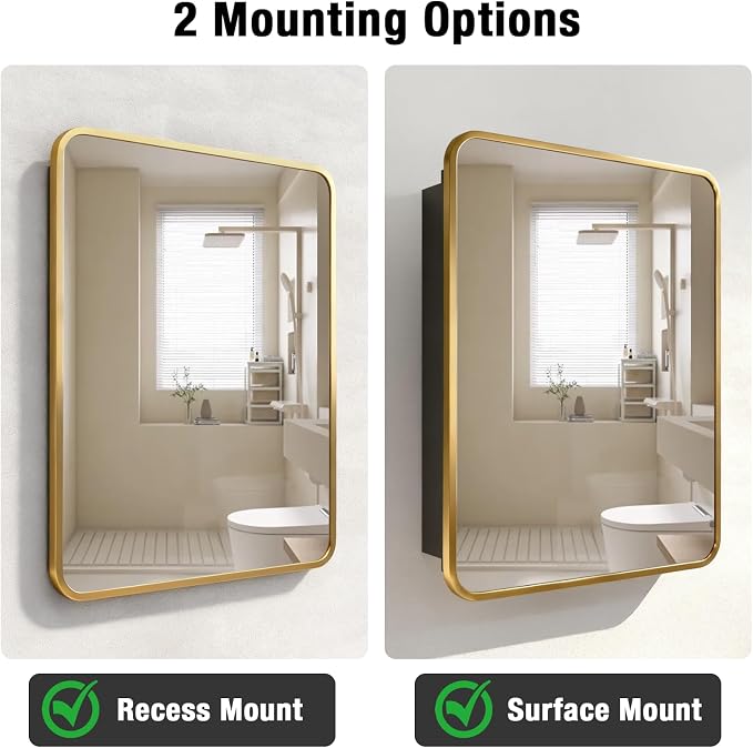 Rectangle Bathroom Medicine Cabinet - Image 6