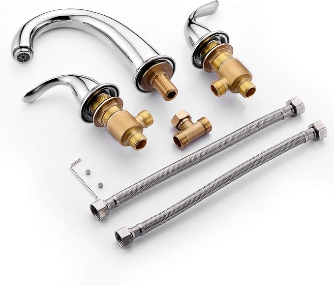 sumerain 2 Handle Widespread Roman Tub Faucet - Image 7