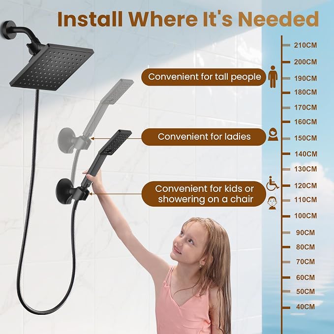 BRIGHT SHOWERS Rain Shower Head - Image 5
