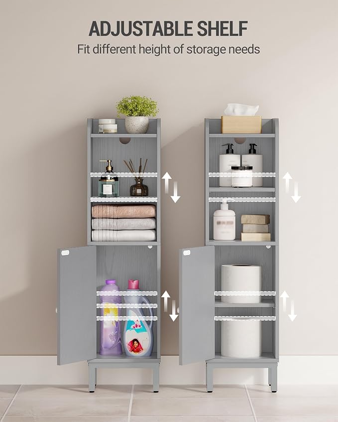 Bathroom Storage Cabinet, Small Corner Floor Cabinet - Image 6
