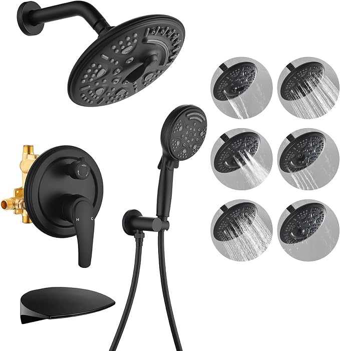 SHAMANDA Luxury Tub Shower Faucet Set by SHAMANDA