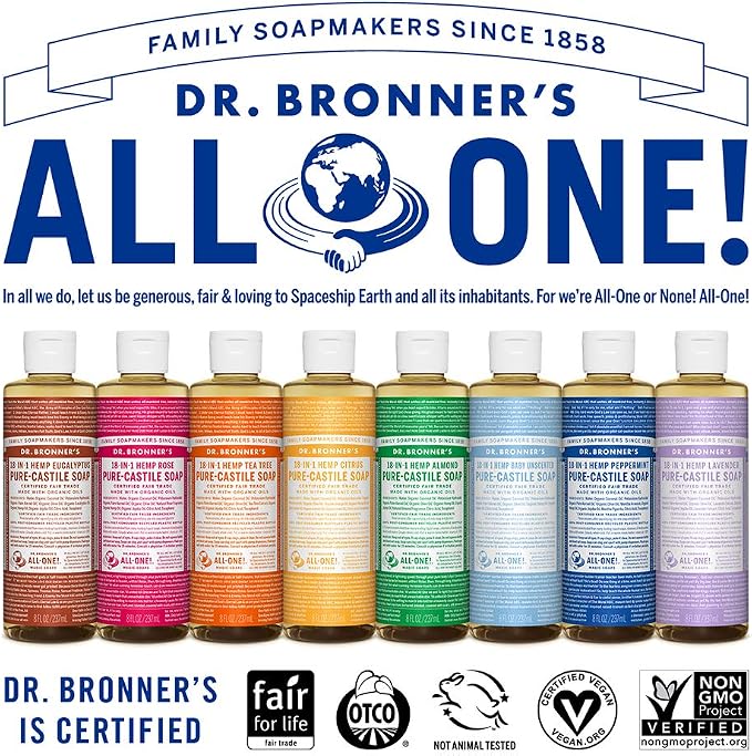 Dr. Bronner's - Pure-Castile Liquid Soap - Made - Image 6
