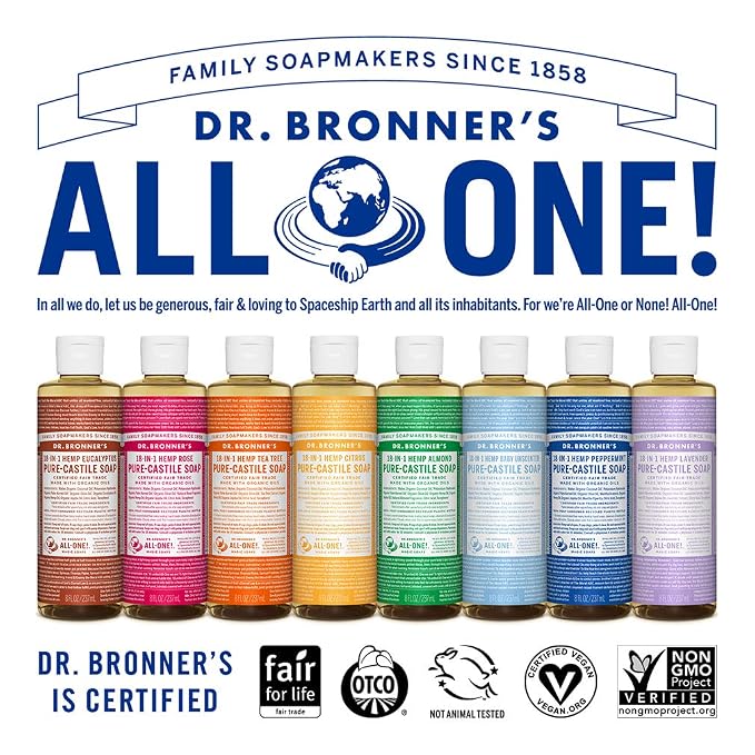Dr. Bronner's - Pure-Castile Liquid Soap - Made - Image 6