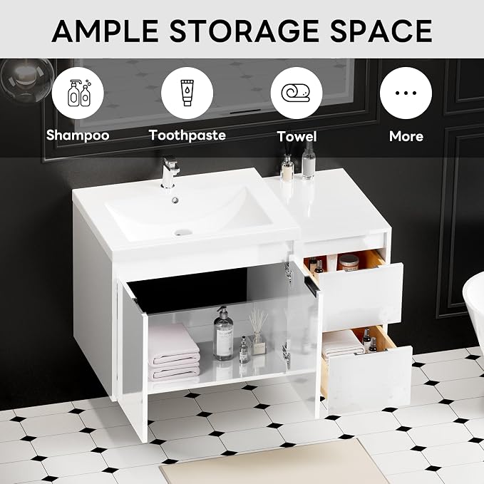 36 inch Floating Bathroom Vanity - Image 3