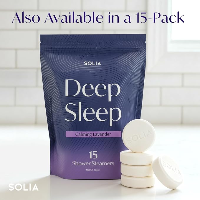 Solia Lavender Shower Steamers Aromatherapy 7-Pack - Image 8