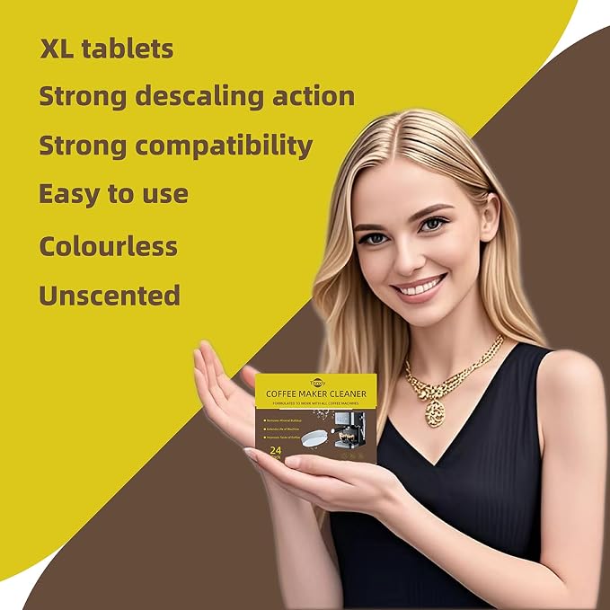 Coffee Maker Cleaner & Descaler Tablets - Image 3