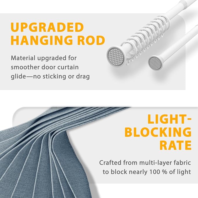 Accordion Door Curtain Set - Image 8