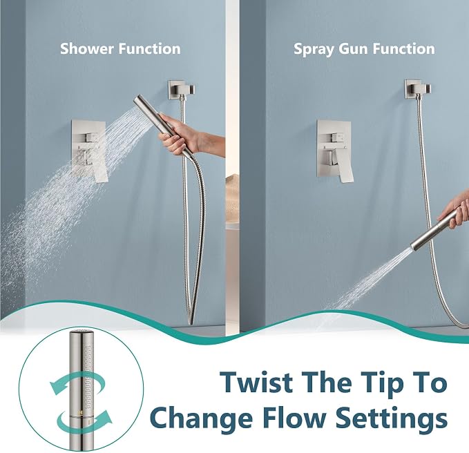 Aolemi Shower Faucet Set, High Pressure Shower System - Image 3