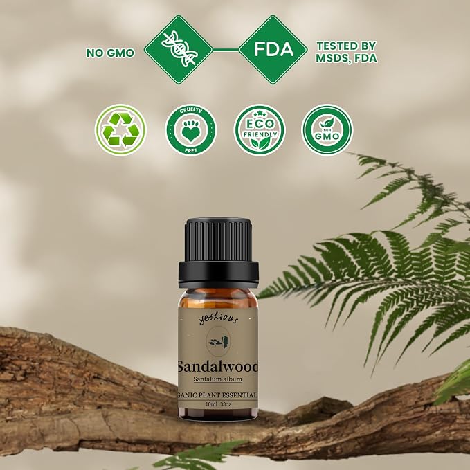 yethious Jasmine Sandalwood Essential Oil 100% Pure Organic Essential Oil Set - Image 7