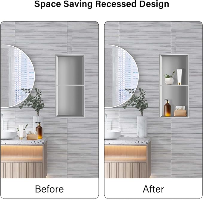 24" X 12" Shower Niche Insert Tile Ready, Niche - Image 5