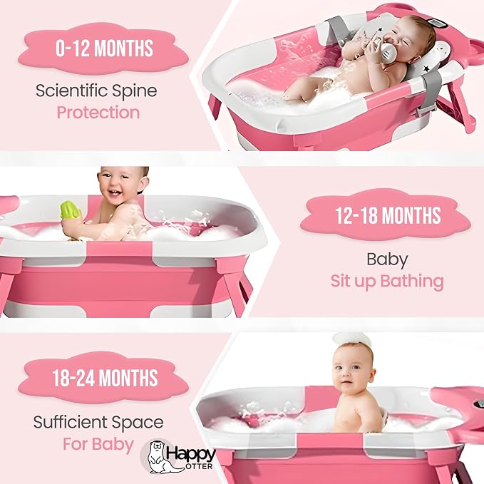 Portable Baby Bathtub with Heat Sensor - Image 6