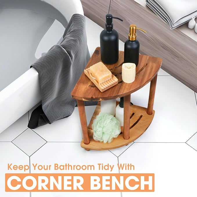 ENKEZI Shower Foot Rest 12 in - Image 5