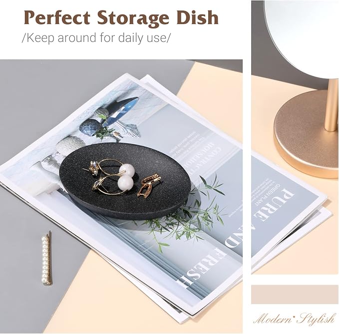 Shinowa Soap Dish, Resin Soap Saver Sponge Dish Tray Mini Storage Tray - Image 4
