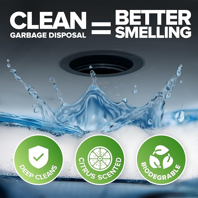 Renuv Garbage Disposal Cleaner and Deodorizer Tablets Drain Freshener, - Image 6