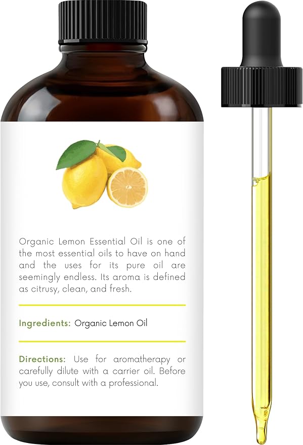 Handcraft Blends Organic Lemon Essential Oil – 1 Fl Oz – 100% Pure and Natural - Image 2