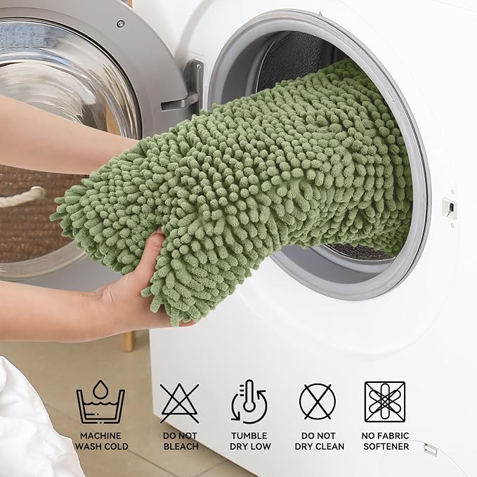 Bcoimo 70"×24" Absorbent Bath Mat, Non-Slip - Image 6