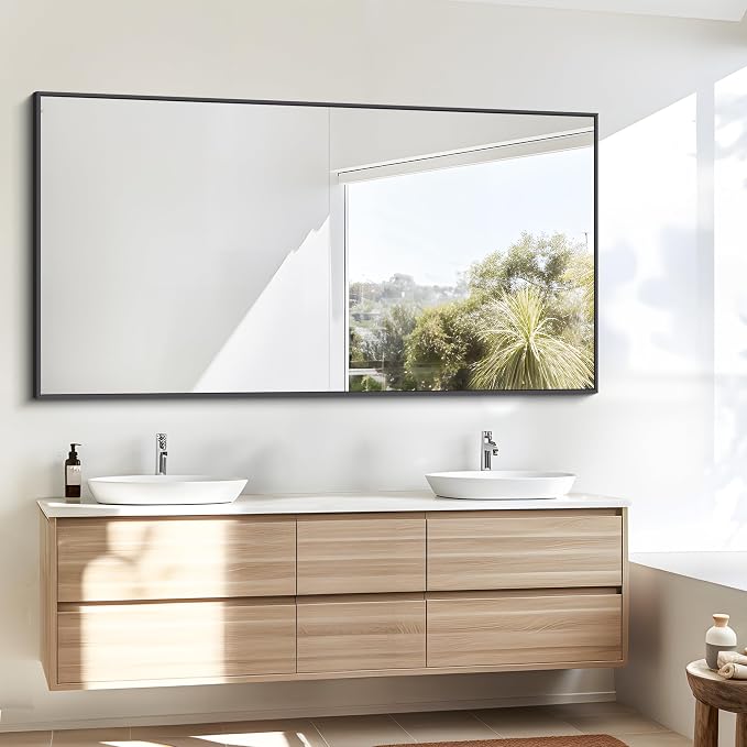 BONEWEI Bathroom Mirror, 30x55 inch Wall Mirror - Image 3
