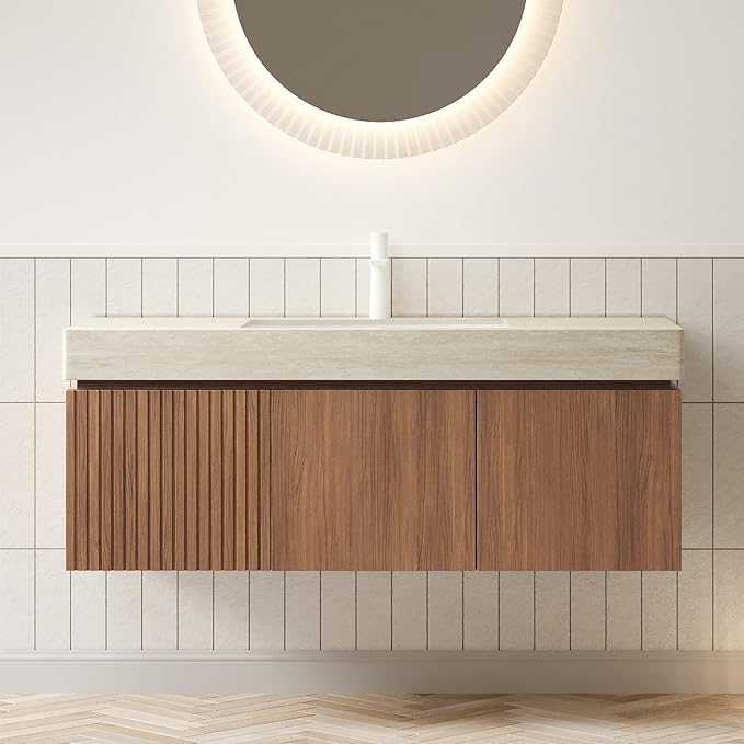 LKTART Floating 48 Inch Bathroom Vanity by LKTART