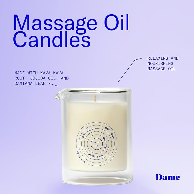 Dame Products Massage Oil Candle - Image 3