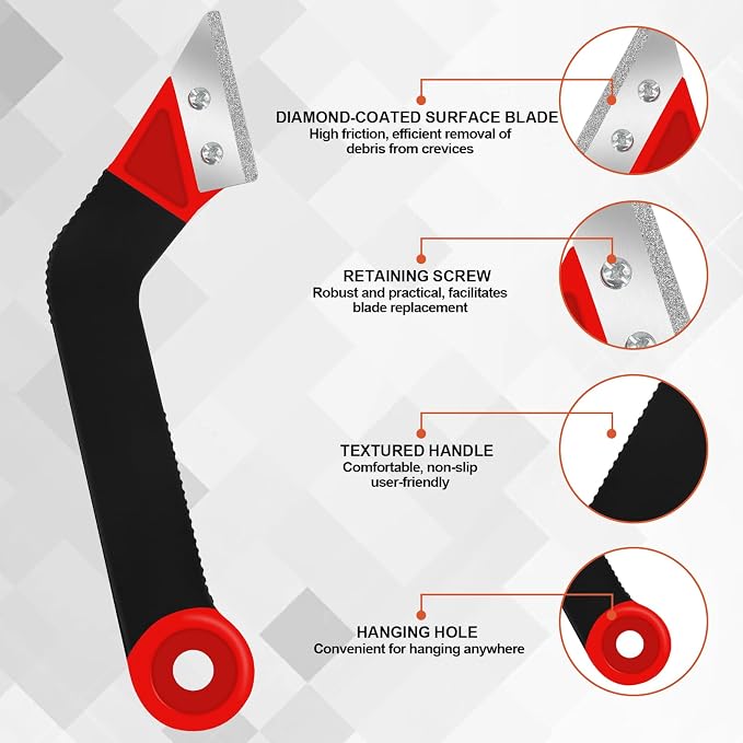 11Pcs Grout Removal Tool Kit 2 Tile Grout Saws - Image 4
