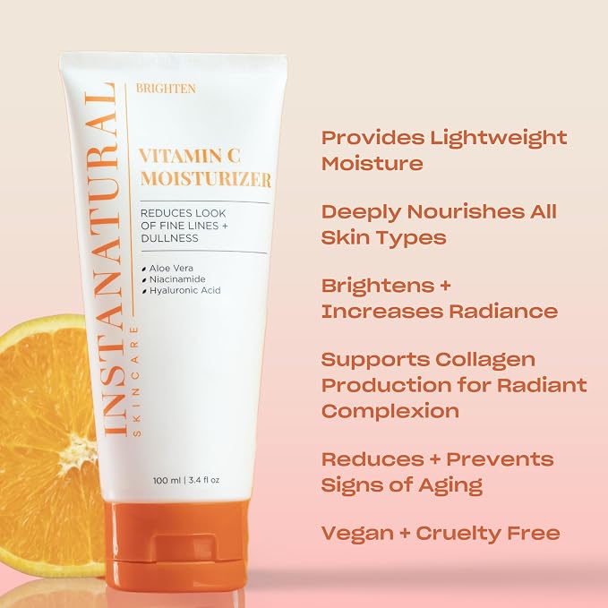InstaNatural Vitamin C Moisturizer Face Cream, Moisturizing Lotion - Image 2