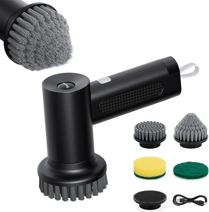 Electric Spin Scrubber, 2000 mAh Cordless Power Scrubber by StarVal