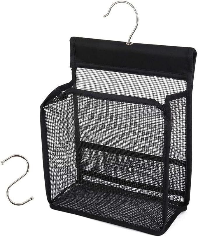 Hanging Mesh Shower Caddy Organizer Bathroom Storage Bag by XXNBC