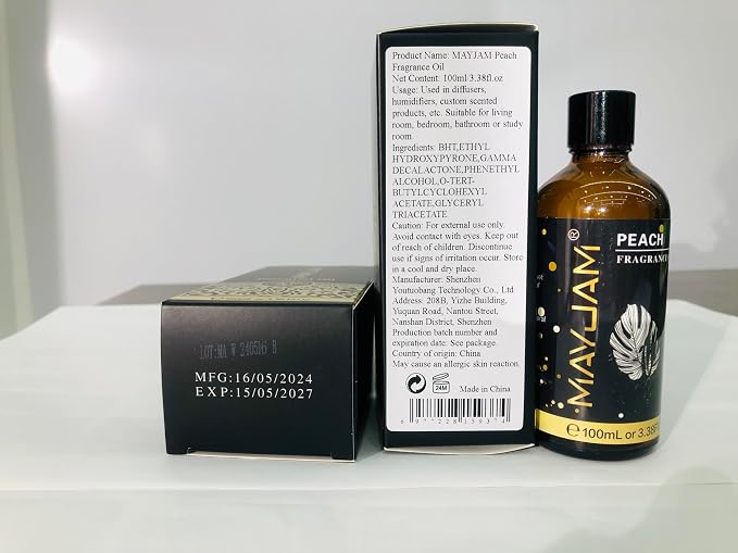 MAYJAM 100ML/3.38FL.OZ Peach Fragrance Oils - Image 9