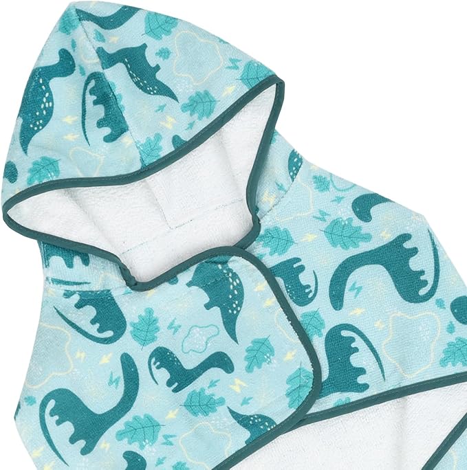 HDE Dog Bathrobe Super Absorbent Quick Drying Puppy Towel Wrap Coat Adjustable - Image 6