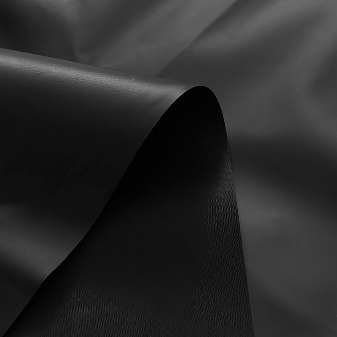 Barossa Design Extra Long Black Shower Curtain Liner - Image 3