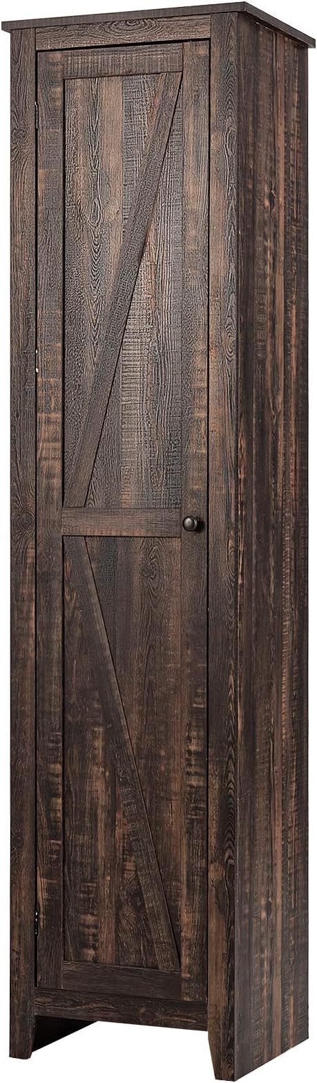 Giantex Tall Storage Cabinet Free Standing Floor Storage Tower by Giantex
